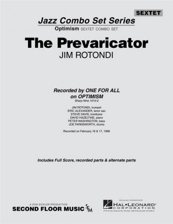 Jim Rotondi, The Prevaricator Jazz Sextet Partitur