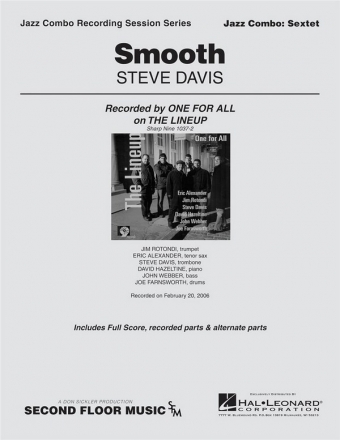 Steve Davis, Smooth Jazz Sextet Partitur