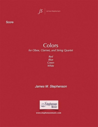 Jim Stephenson, Colors Chamber Ensemble and Strings Partitur