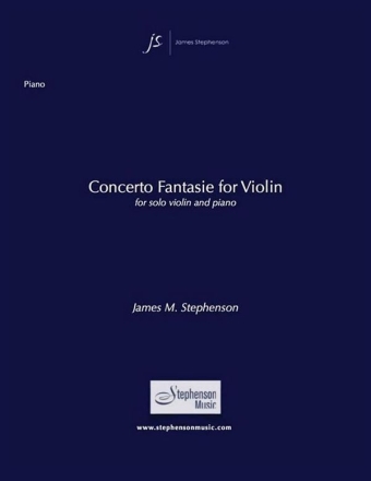 Jim Stephenson, Concerto Fantasie For Violin Violine und Klavier Buch