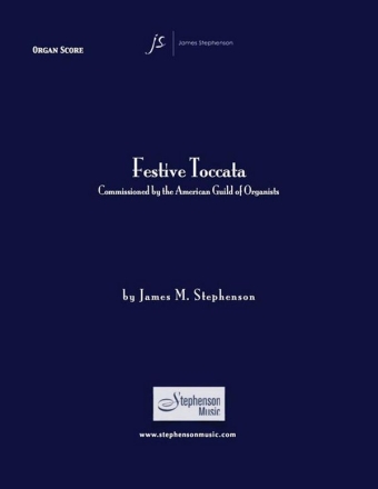 Jim Stephenson, Festive Toccata Brass Ensemble or Quintet and Organ Partitur + Stimmen