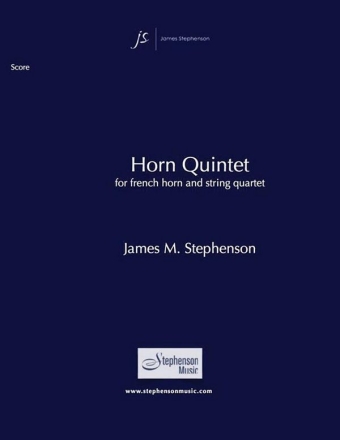 Jim Stephenson, Horn Quintet French Horn and String Quartet Partitur + Stimmen