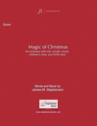 Jim Stephenson, Magic Of Christmas Solo Youth Vocals and Orchestra Partitur + Stimmen