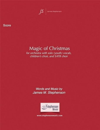 Jim Stephenson, Magic Of Christmas Solo Youth Vocals and Orchestra Partitur