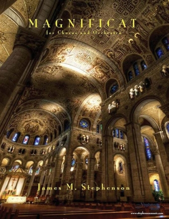 Jim Stephenson, Magnificat SATB Choir and Orchestra Partitur + Stimmen