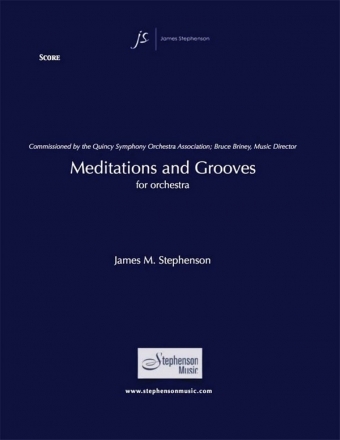 Jim Stephenson, Meditations And Grooves Orchestra Partitur