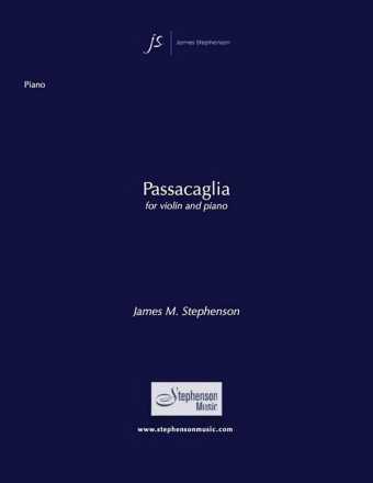 Jim Stephenson, Passacaglia Violine und Klavier Buch