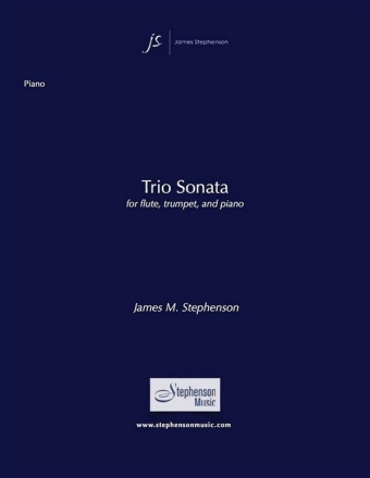 Jim Stephenson, Trio Sonata Flute, Trumpet and Piano Partitur + Stimmen