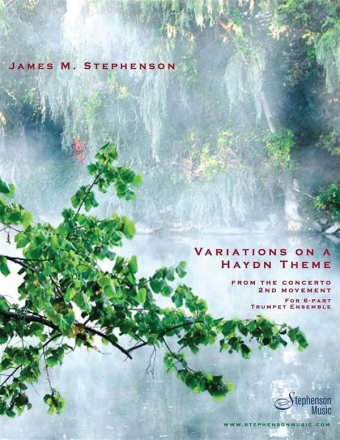 Jim Stephenson, Variations on a Haydn Theme Trompetenensemble Partitur + Stimmen