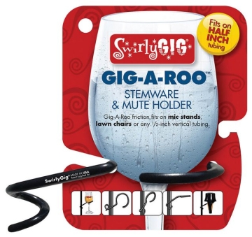 SwirlyGig Gig-A-Roo - Dmpfer- oder Glserhalter - 1,27cm Durchmesser