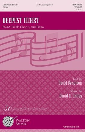 David Bengtson_David N. Childs, Deepest Heart SSAA Chorpartitur