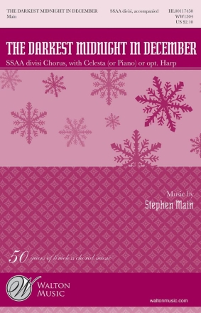 Stephen Main, The Darkest Midnight in December SSAA Chorpartitur