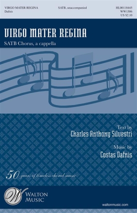 Charles Anthony Silvestri_Costas Dafnis, Virgo Mater Regina SATB a Cappella Chorpartitur