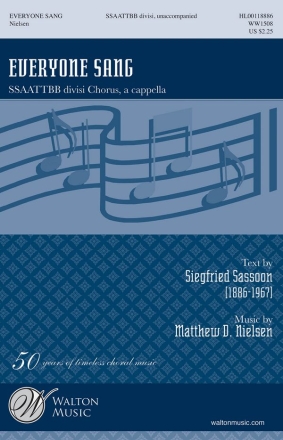 Matthew D. Nielsen_Siegfried Sassoon, Everyone Sang Chor Chorpartitur