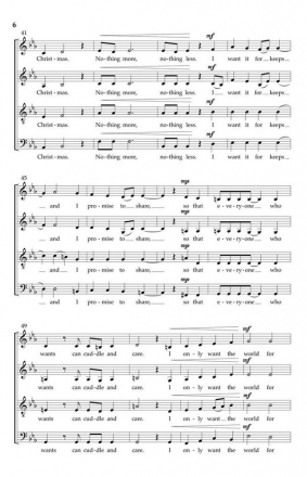 Anders Edenroth, The World for Christmas Klavier Stimme
