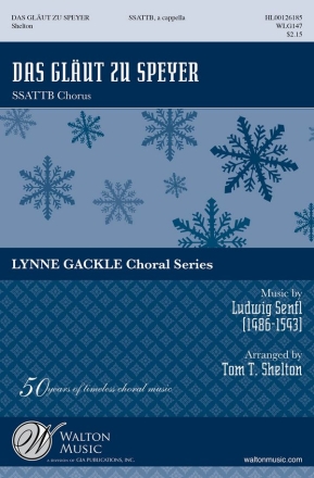 Ludwig Senfl, Das Glut zu Speyer SSATTB A Cappella Chorpartitur