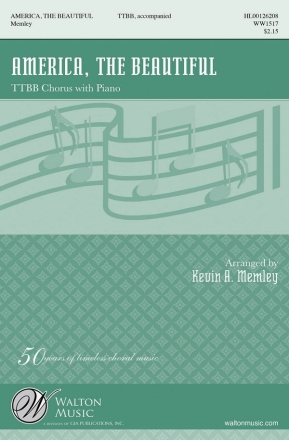 America, the Beautiful TTBB Chorpartitur