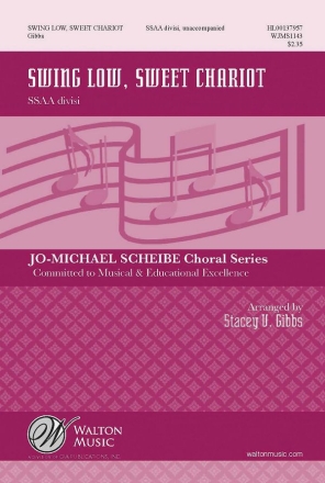 Swing Low, Sweet Chariot SSAA a Cappella Chorpartitur
