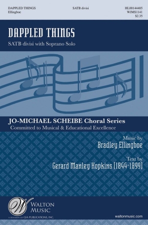 Bradley Ellingboe, Dappled Things SATB a Cappella Chorpartitur