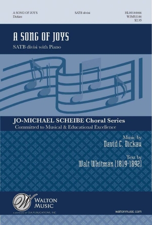 David Dickau, A Song Of Joys SATB Chorpartitur