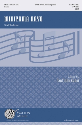Paul John Rudoi, Miniyama Nayo (from Nonsense) SATB a Cappella Chorpartitur