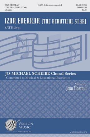 Josu Elberdin, Izar ederrak (The beautiful star) SATB a Cappella Chorpartitur