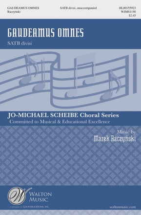 Marek Raczynski, Gaudeamus omnes SATB a Cappella Chorpartitur
