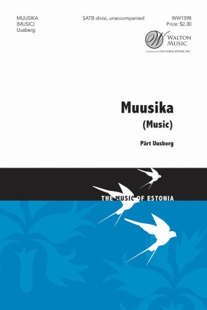 Muusika (Music) for mixed choir divisi a cappella choral score (est)
