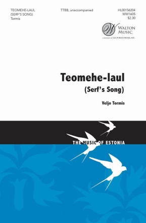 Hyo-Won Woo, Teomehe-laul (Serf's Song) SATB a Cappella Chorpartitur