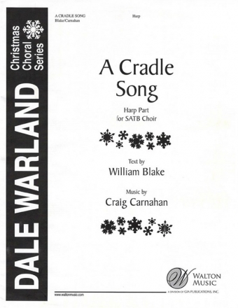 Craig Carnahan_William Blake, A Cradle Song Harp Chorpartitur