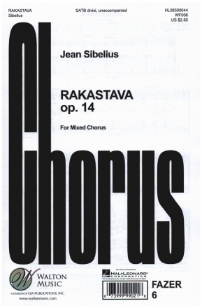 Rakastava op.14 fro mixed chorus a cappella vocal score (en)