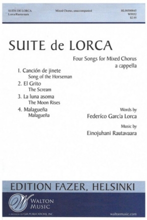 Einojuhani Rautavaara_Federco Garca Lorca, Suite de Lorca (Collectio SATB Chorpartitur