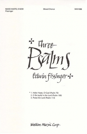 Edwin Fissinger, Make Haste, O God SATB Chorpartitur