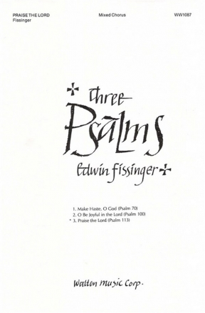 Edwin Fissinger, Praise the Lord SATB Chorpartitur