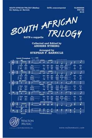 A South African Trilogy (Medley) SATB a Cappella Chorpartitur