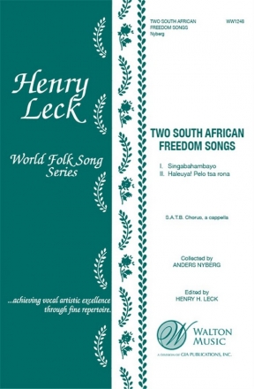 Two South African Freedom Songs SATB a Cappella Chorpartitur