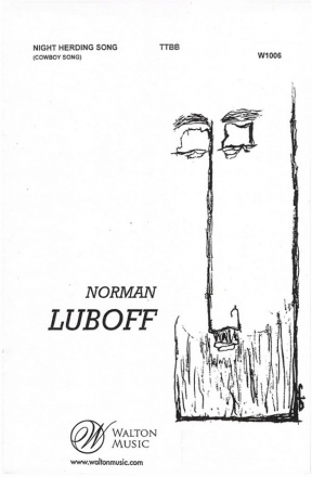 Night Herding Song TTBB Chorpartitur