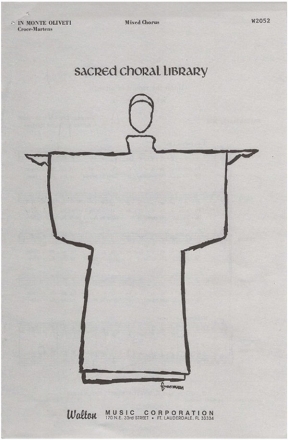 Giovanni Croce, In Monte Oliveti SATB a Cappella Chorpartitur
