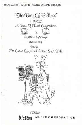 Dr. Isaac Watts_William Billings, Thus Saith the Lord SATB a Cappella Chorpartitur