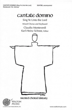 Claudio Monteverdi, Cantate Domino SSATBB Chorpartitur