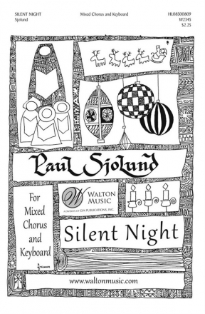 Franz Xaver Gruber_Joseph Mhr, Silent Night SATB with Organ or Piano Chorpartitur