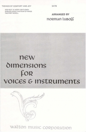 Tidings of Comfort and Joy (Medley) SATB Chorpartitur