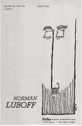 Norman Luboff, Gloria Patri SATB a Cappella Chorpartitur
