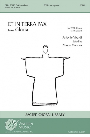 Antonio Vivaldi, Et in Terra Pax TTBB Chorpartitur