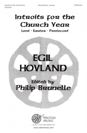 Egil Hovland, Introits for the Church Year (Collection) SATB Chorpartitur