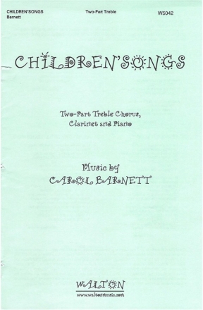 Carol Barnett, Children'songs (Collection) 2-Part Choir Chorpartitur