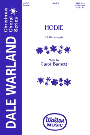 Carol Barnett, Hodie SATB a Cappella Chorpartitur