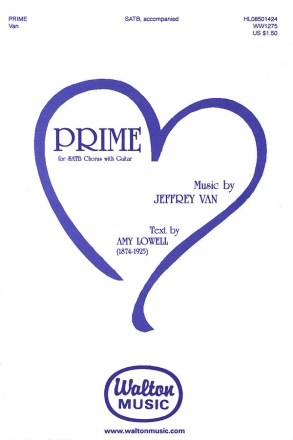 Jeffrey Van, Prime SATB with Guitar Chorpartitur