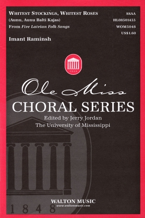 Whitest Stockings, Whitest Roses SSAA a Cappella Chorpartitur