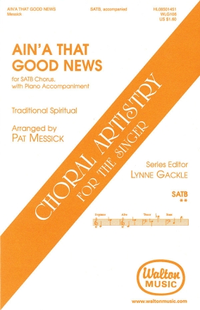 Ain'a That Good News SATB Chorpartitur